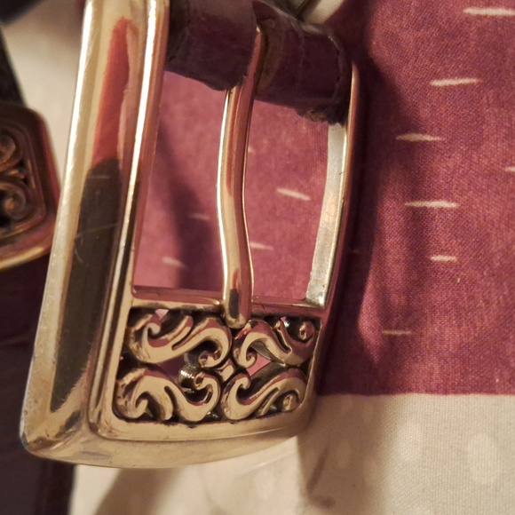 Brighton Leather Belt Sz M - Picture 2 of 13